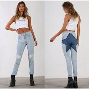 REVICE Neverland Venus star butt stretch high rise ankle jeans 30
